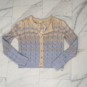 Mystree Chevron Knit Cardigan